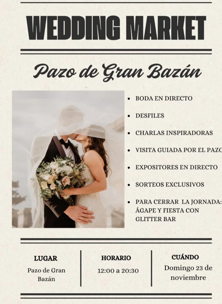 Cartel Wedding Market Gran bazan