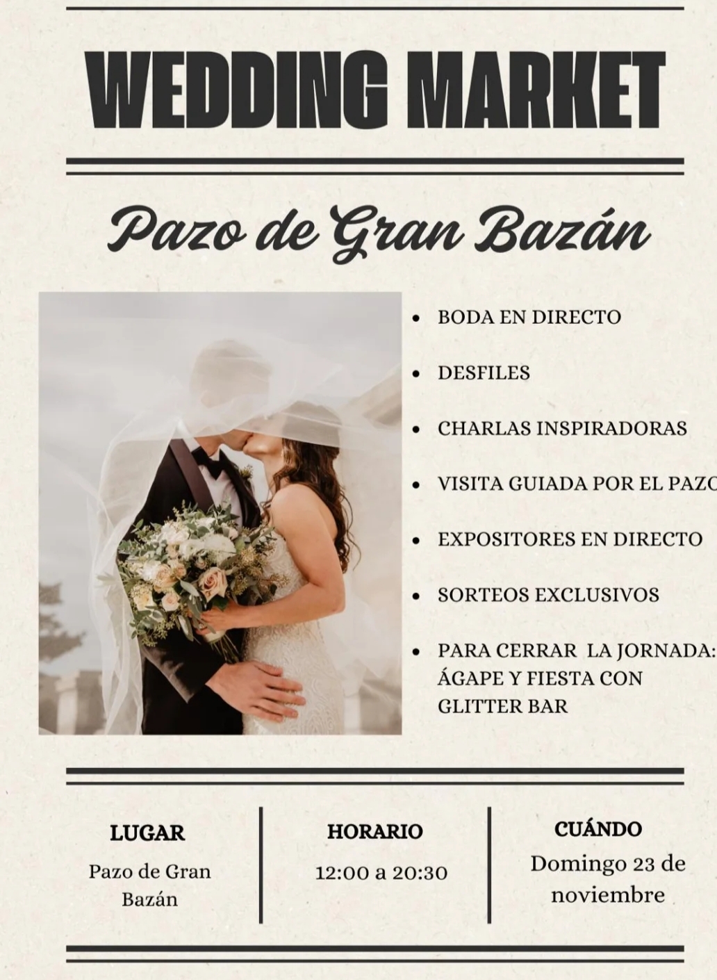 Cartel Wedding Market Gran bazan